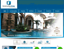 Tablet Screenshot of constructoravives.com